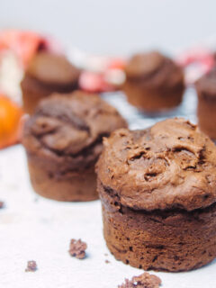 pumpkin chocolate muffin