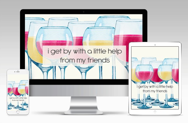 Wine Lovers Desktop and Mobile Backgrounds