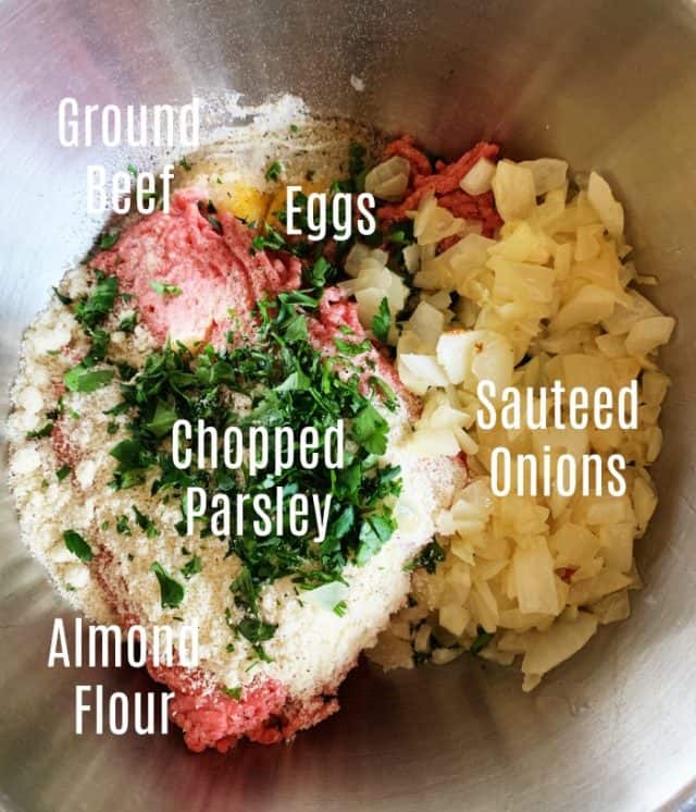 ingredients for keto low carb stuffed meatloaf