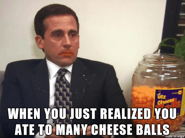 cheese ball michael scott